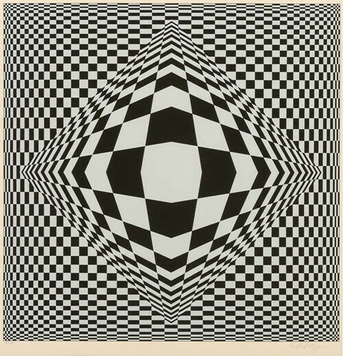 Victor Vasarely, Paris-Tokyo #5 (1980)